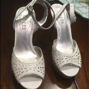 Guess wedges shoes.